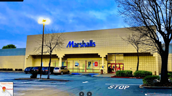 Department stores down the street